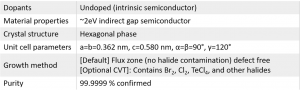 HfS2 二硫化铪晶体 (Hafnium Disulfide)