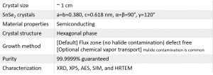 SnSe2 二硒化锡晶体 (Tin diselenide)